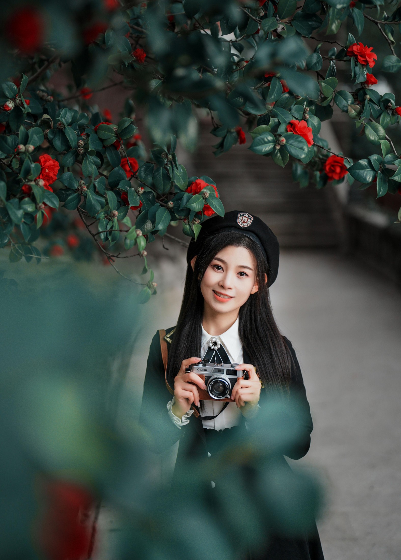 洛宁-唐 – 《日系人像拍摄-山茶花-小玉子》[32P]